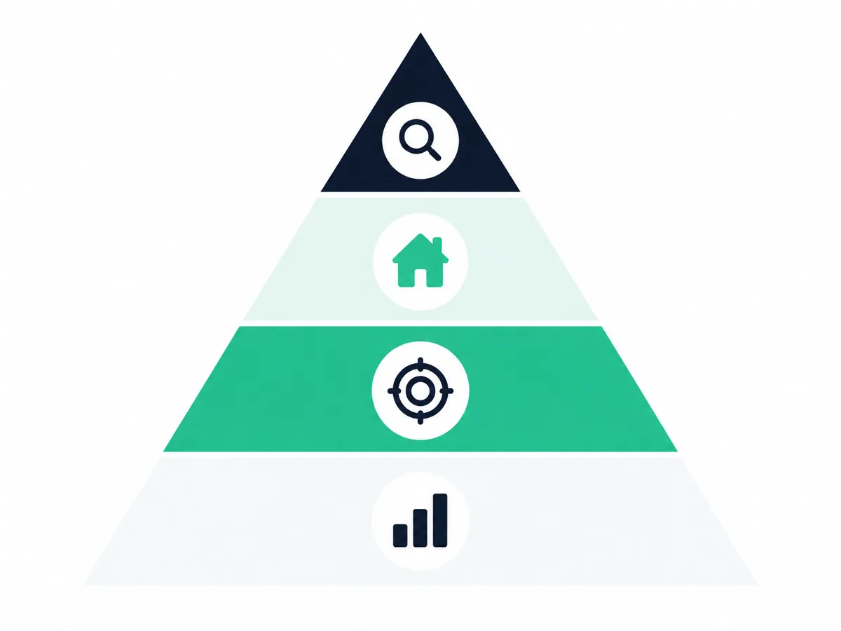 IPM pyramid infographic (inspect, exclude, target, monitor) IPM pyramid infographic (inspect, exclude, target, monitor)