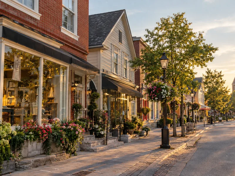 Pest control in Markham The heritage storefronts of Main Street Unionville — pest control in Markham by Hello Pest Control