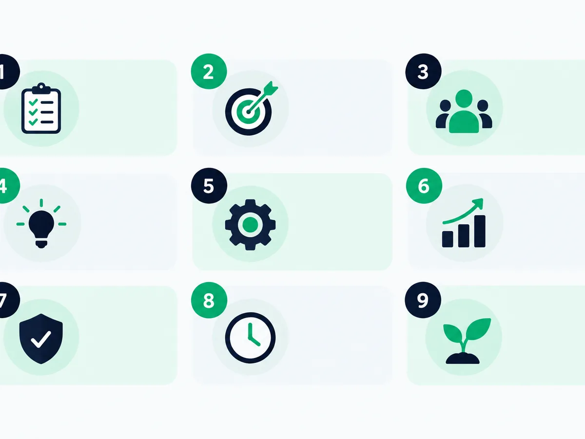 9-tip checklist infographic