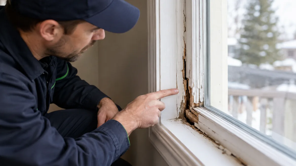 Why Ant Removal in Pickering Is More Important Than Ever Carpenter ant damage in a window frame
